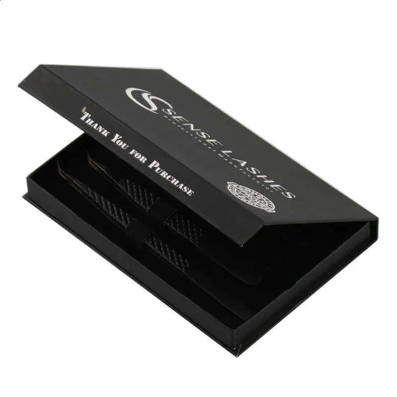 SENSE LASHES Fiber Tip Anti-slip Eyelash Tweezer Volume Isolation Precision Lash Tweezer Eyebrow Tweezer Makeup Tools 250422
