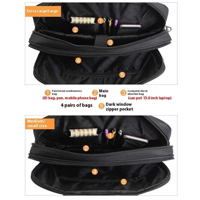 Large Capacity Briefcase Bags Men Business Bag 17 156 14 inch Laptop Bag Shoulder Bags Canvas Handbags Messenger Work Tote BagsT251125