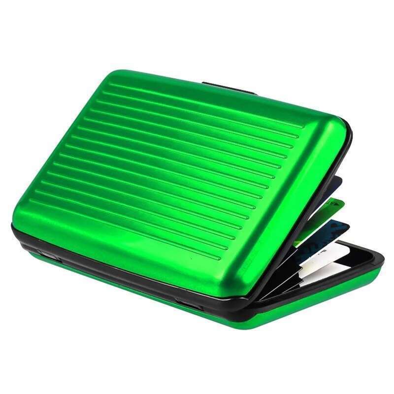 ID Business Credit Cards Aluminum Metal Waterproof Bank Card Protection Holder Case Men Women Wallets