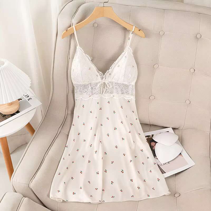 With Cheap Price Silk Satin Pama Set Sleepwear Sexy Pamas Saxy Night Dress