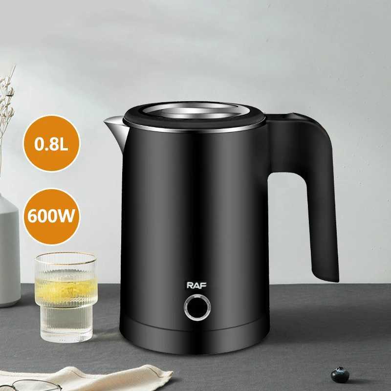 Travel Electric Kettle Tea Coffee 08L Stainless Steel Portable Water Boiler Pot For Hotel Family Trip Kitchen Smart Kettle Pot C251125