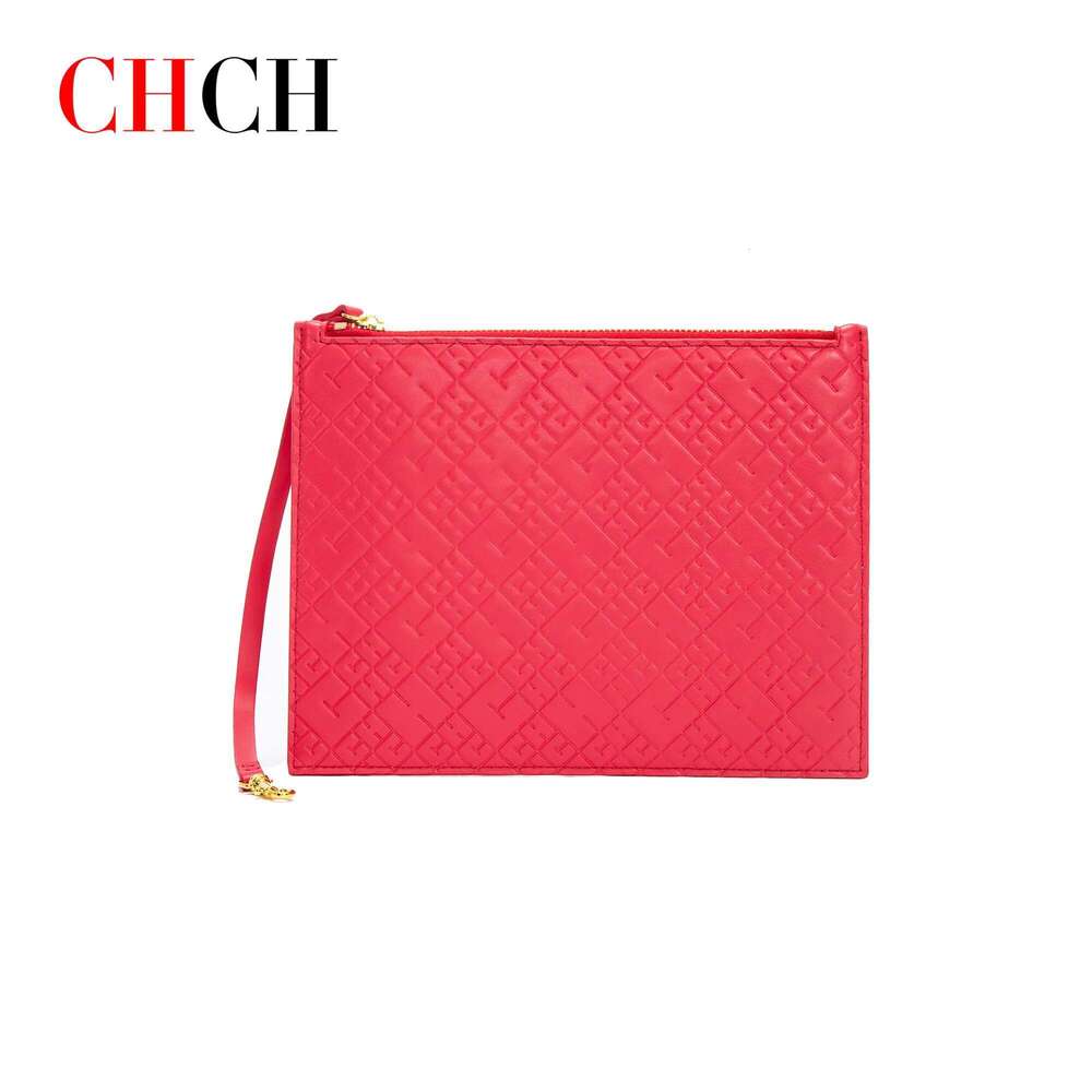 CHCH Women's Wallet 2024 New Letter Printed Zipper Envelope Business Credit Card Bag