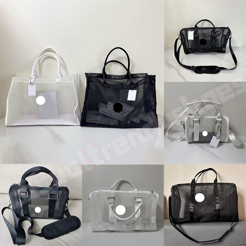 Yoga Duffle Bag Designer Transparent Mesh Bags Fitness Sports Bag for Women Mens Outdoor Gym Travel Crossbody Bag Portable Shoulder Bag Beach Tote Bag Summer Handbag