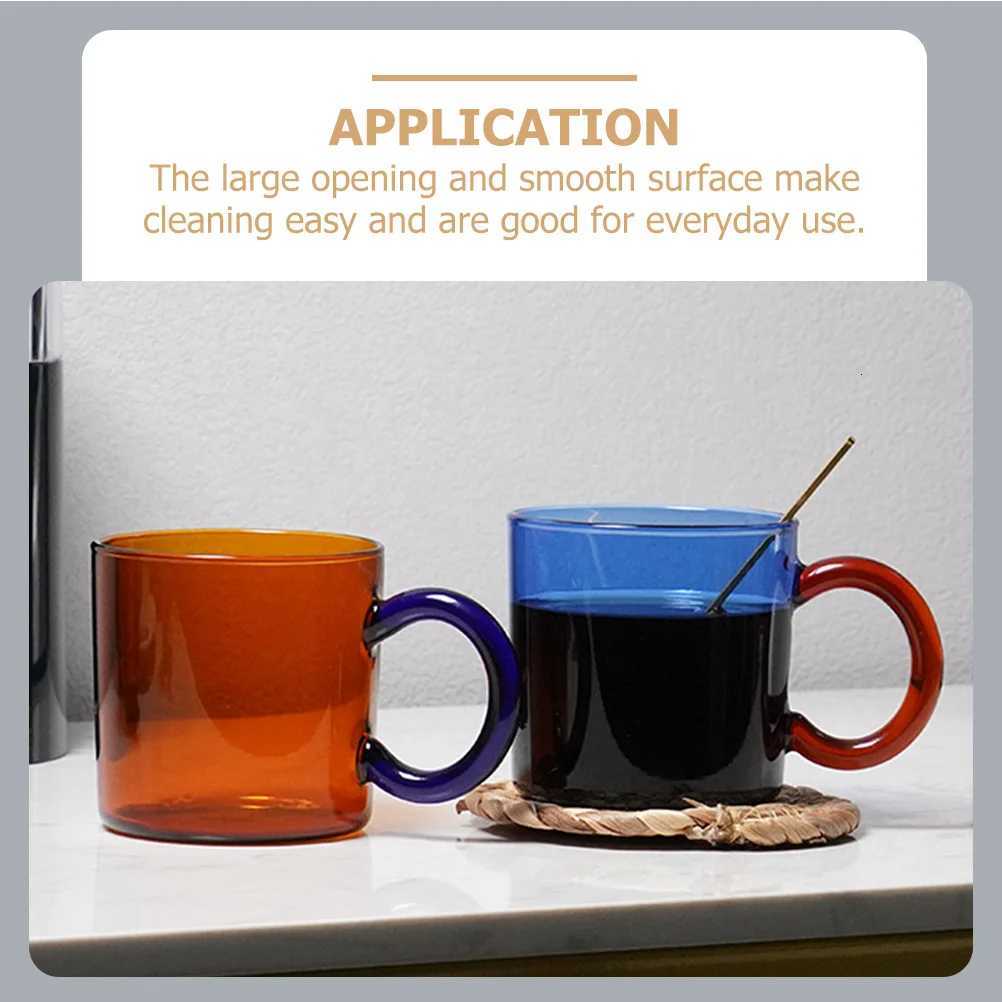 1Pcs Glass Tea Cup Long-Lasting Easy to Clean Suitable for Various Drinks Stylish and Functional Water Glass Drinking Tumblers Y251125