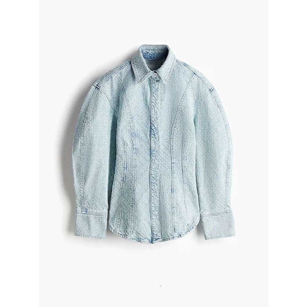 Vintage Women's Distressed Textures Denim Suits Set Light Washed Blue Waist-Tighting Jacket Matching High Waist Wide Leg Jeans