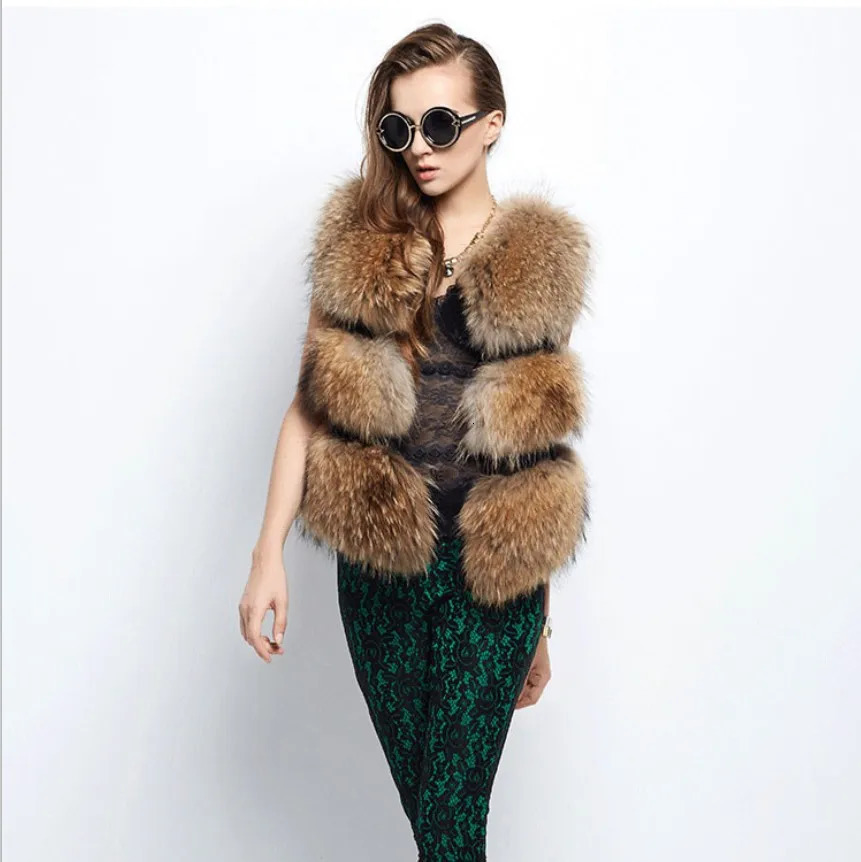 Warmth Womens Faux Fur Vest Autumn Winter Coat Punk Style Short Length Polyester Fiber Backless Splicing Mink 251125