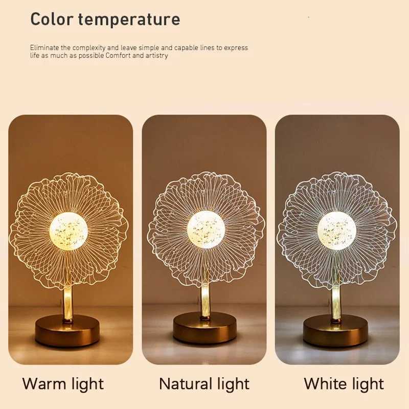 Luxury Minimalist Table Light Living Room Bedroom Bedside Home Interior Decorative Light USB Atmosphere AtmosphereTable LampsM251125