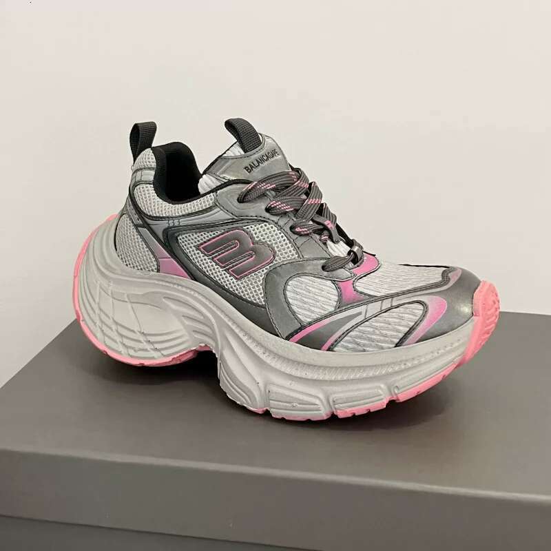 Mixed Color All Match Sneakers Designer Unisex Shoes Thick Bottom Platform Increasing Runway Skateboard Casual Trainers
