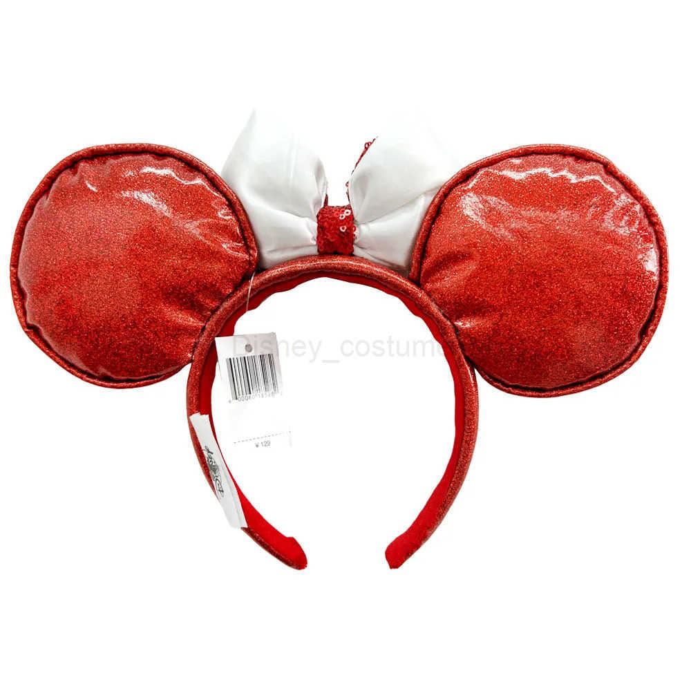 Disney Mickey Mouse Headband Princess Snow White Skull Poison Apple Ear Strap Girl Role Playing Hair Accessories X250425
