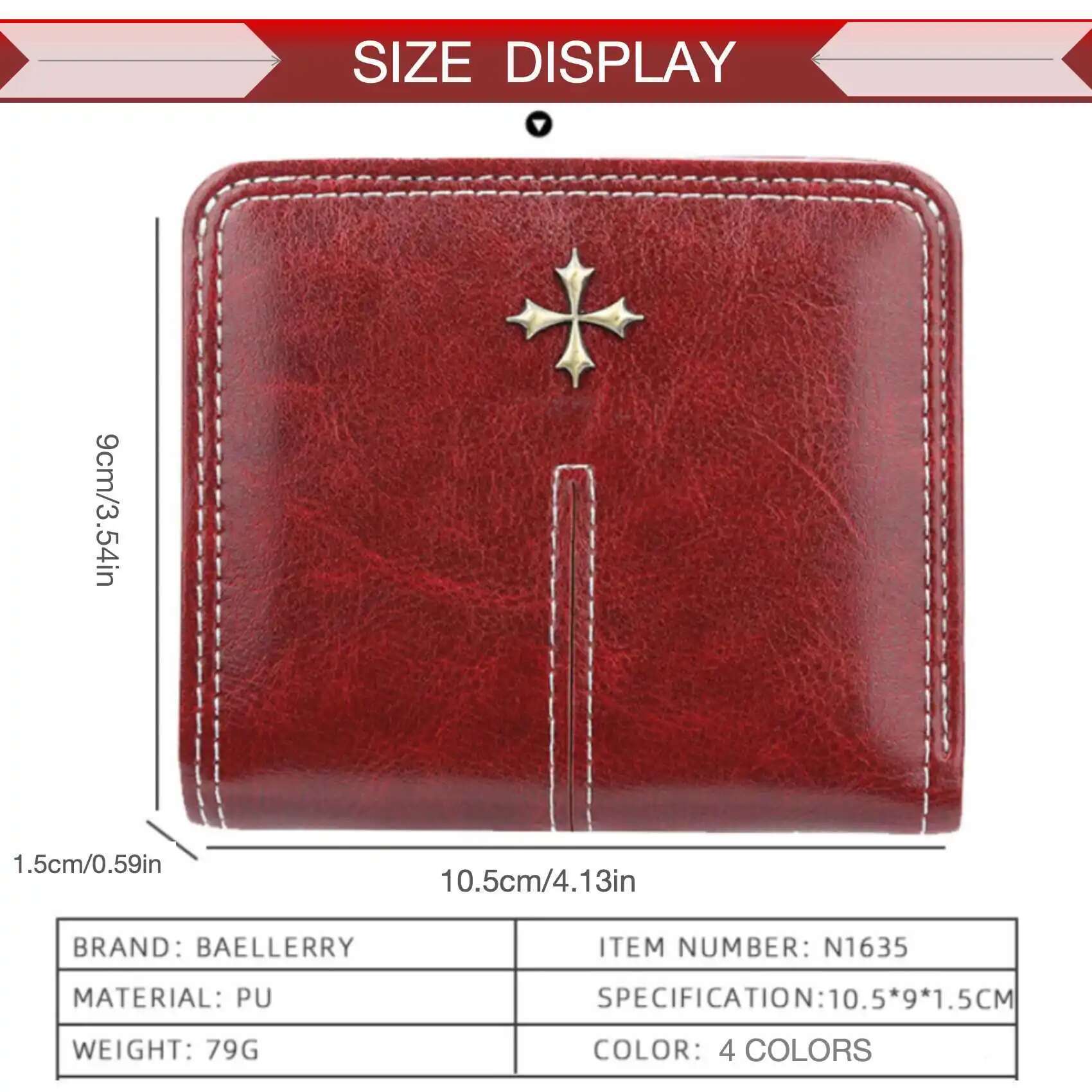Women's Short Wallet Multi-Card Oil Wax Skin Coin Purse Fashion All-In-One Zipper Card Bag