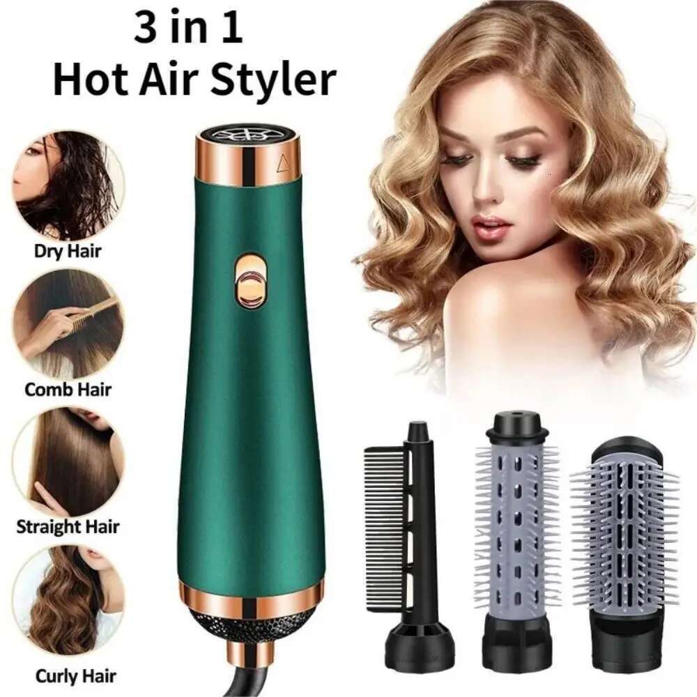 3-in-1 Tool with 110000 RPM Air Brush, Negative Ion Care Dryer, Multifunctional Hair Styling Comb for Blow Dry