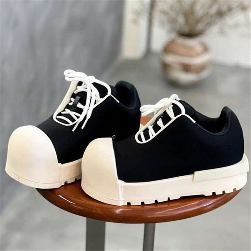 New Thick Bottom Platform Ankle Boots Fashion All Match Large Size Uinsex Casual Increasing Runway Sneakers High Top Shoes