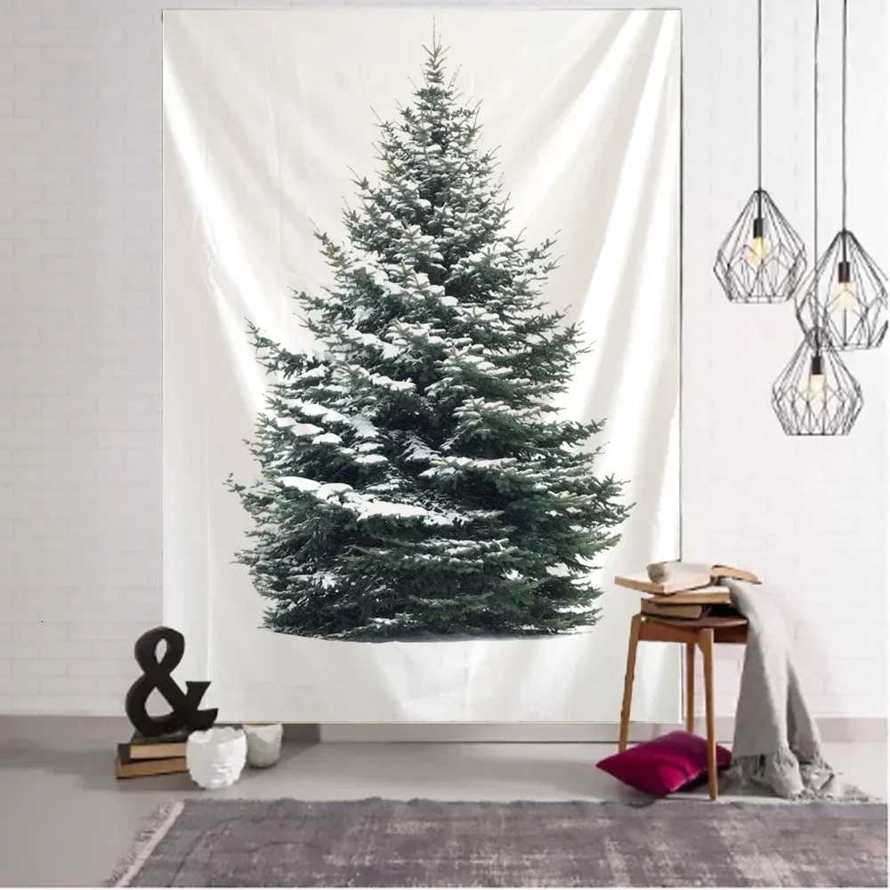 New Year Christmas Tree Tapestries Wall Art Decoration Cool Birthday Party Bedroom Hanging Wall Living Room Office Home DecorM251125