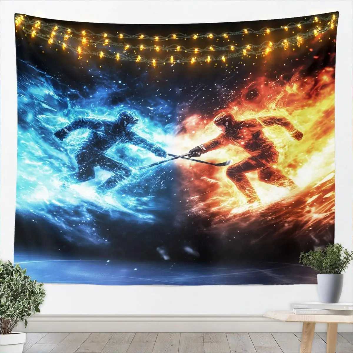 Soccer Tapestrysports Gaming Tapestry for Bedroom White and Black Football Tapestries Large for Kids Adults Sport Themed HangingM251125