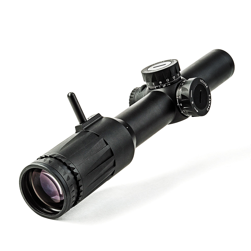 VU DU 1-6x24mm FFP LPVO Rifle Scope with GE Mount - First Focal Plane, Low Profile, Compact, Durable, High-Performance Optics
