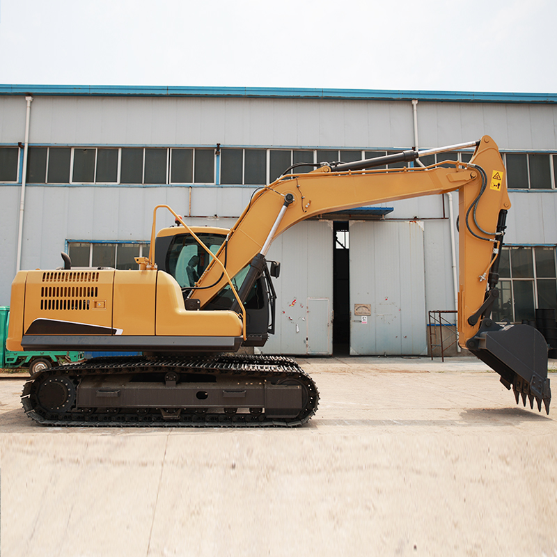 China Discount 4WD Wheel Excavator 7.5Ton Backhoe Machine JG75X with CE Certificate