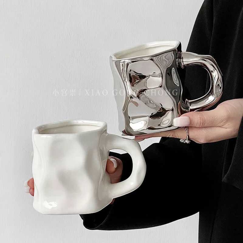Original Design Cup Ceramic Mug Household Water Cup High-end Sense Creative and High Aesthetic Value Nordic Y251125