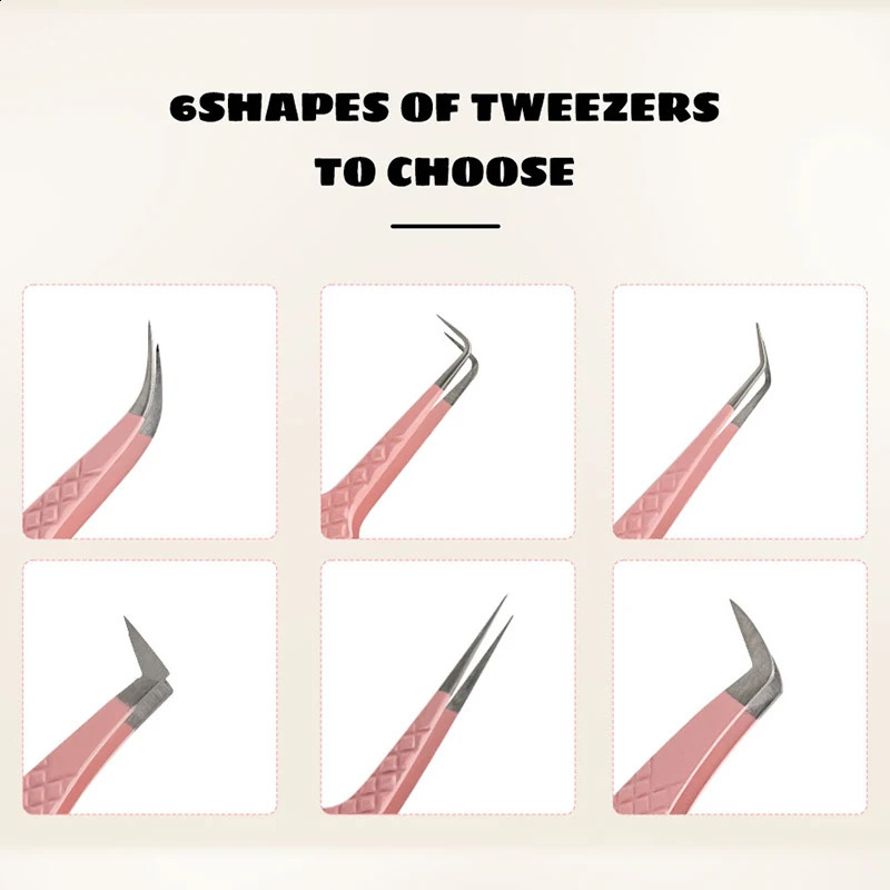 SENSE LASHES Tweezers Stainless Steel Professional Superhard High Precision Tweezer For Lashes Eyelash Extensions Supplies Kit 250422