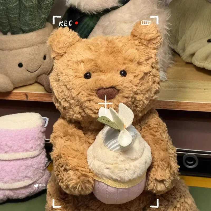 Stuffed 28cm Hug Ce Bartholew Plush Doll With Cat And Dog Interactive Toy Cute Teddy Bear Pet Holiday Gift Y250425 Y260128