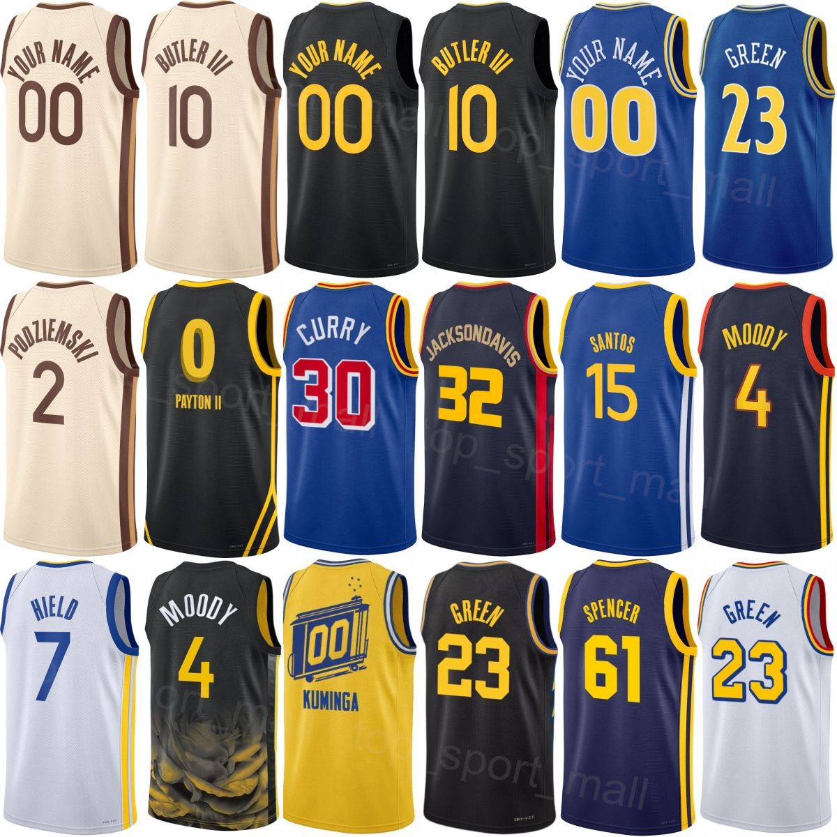 Print 2026 City Basketball Stephen Curry Jerseys 30 Woman Mans Kids Jimmy Butler III Jonathan Kuminga Moses Moody Brandin Podziemski Will Richard Draymond Green