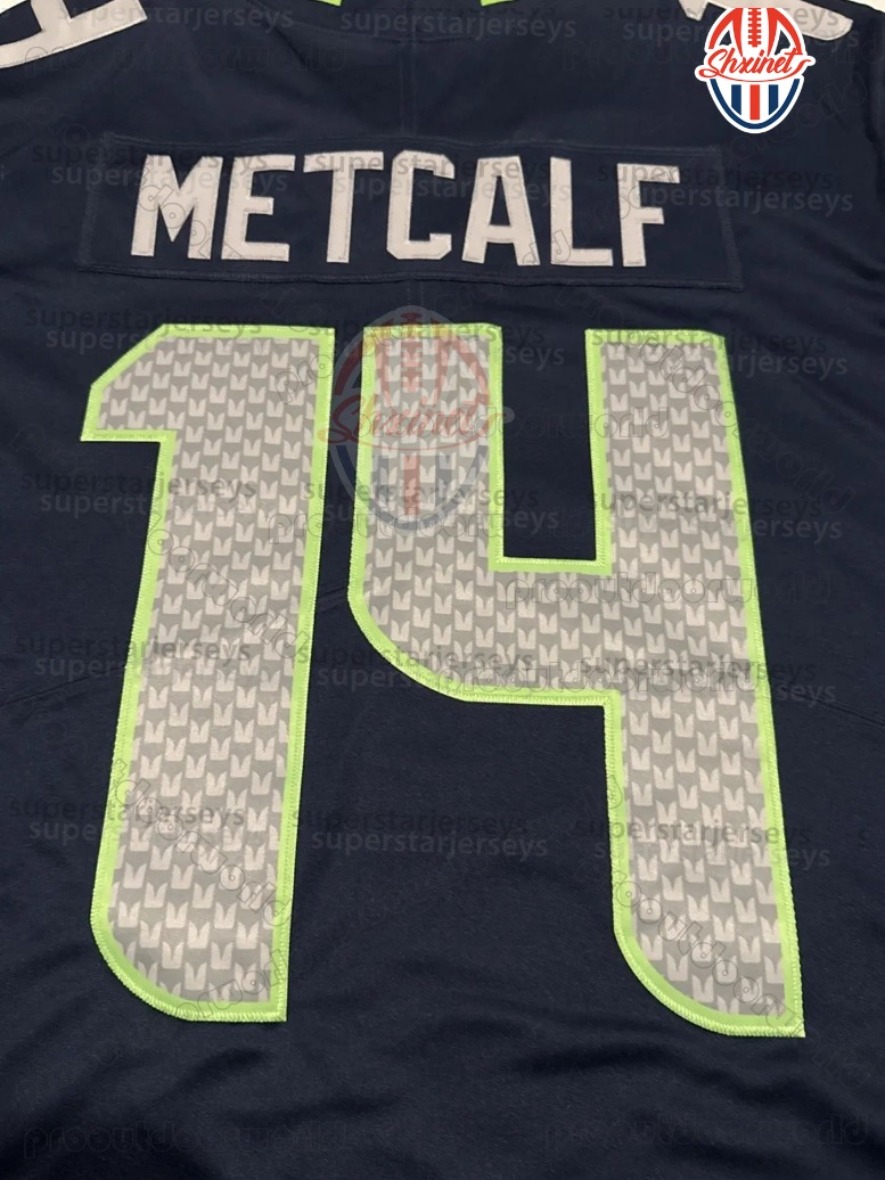 All Stitched Cooper Kupp Custom Football Jersey Smith-Njigba Witherspoon 12 Fan Jalen Milroe Embroidered Letter Number Design Any name any number