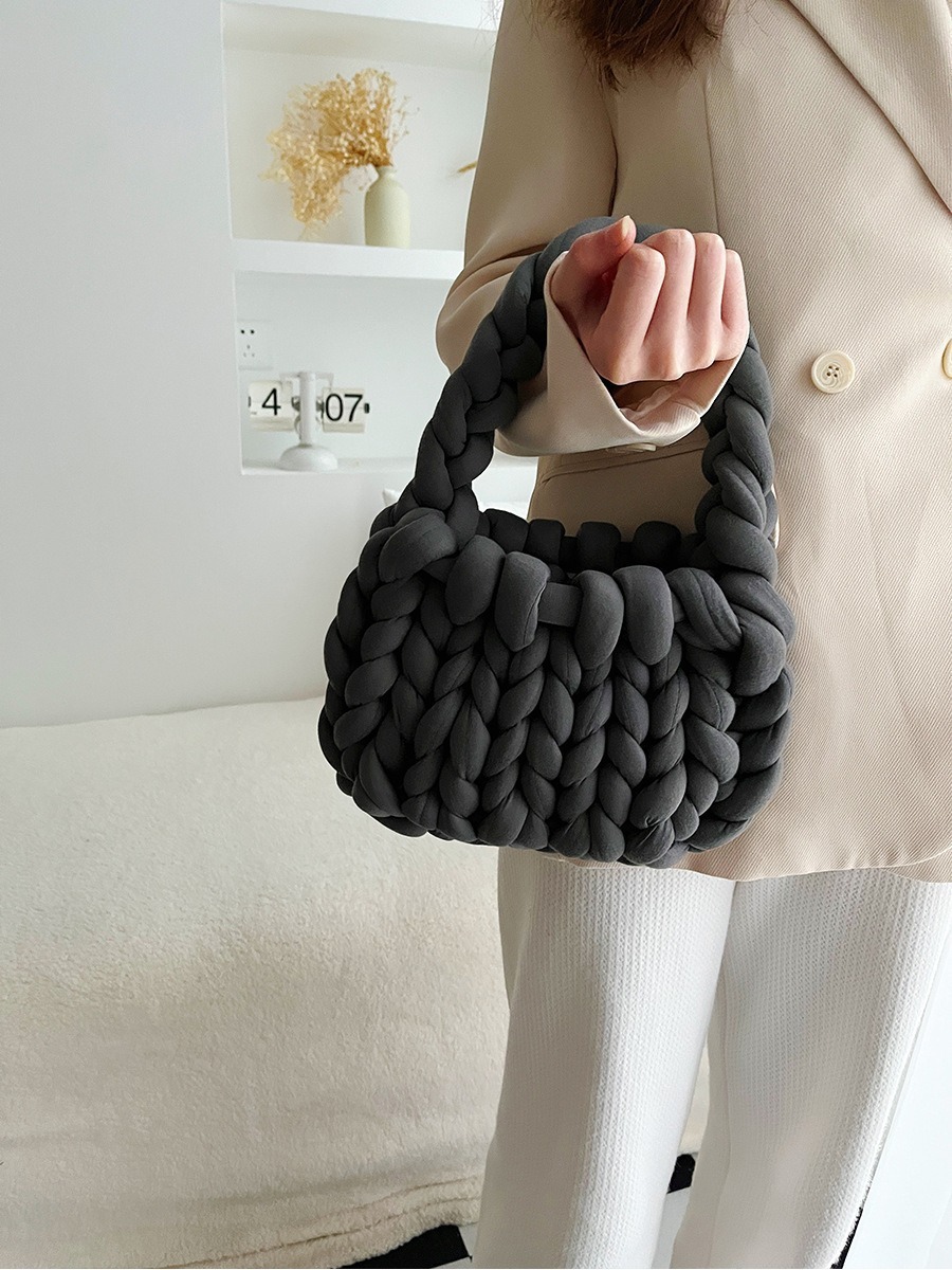 2025 New Arrival Korean-Style Handwoven Women's Straw Tote Bag - Free Shipping Fashion Shoulder Purse