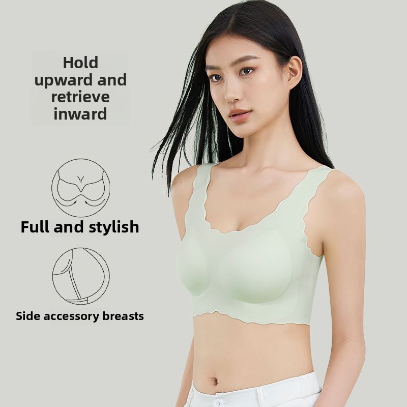 Breast Enhancing Nightwear Set Featuring Hidden Wire Cage System