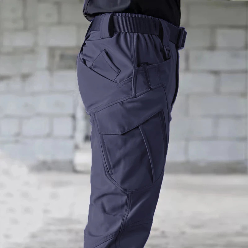 Mens M-5XL Autumn Spring Autumn Elastic Camping Hiking Fishing Hunting Pants Outdoor Cycling Tranning Cargo Trousers 250422