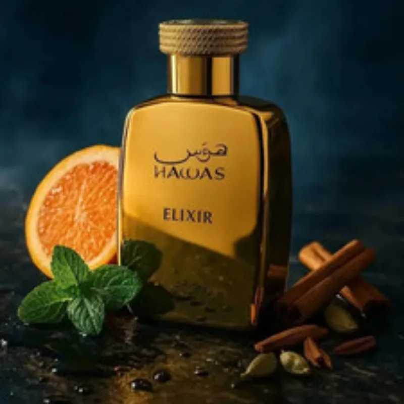 RASASI Hawas Elixir Eau de Parfum Spray 100ml Arab Perfumes Lasting Oriental Vanilla Pheromones Perfume Cologne Makeup C251125