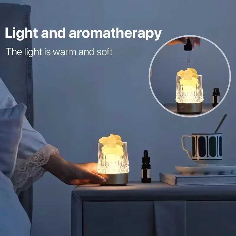 Rechargeable New luxury Bottle table lamp led home golden acrylic decorative bedroom touch control bedside living room deco lampM251125
