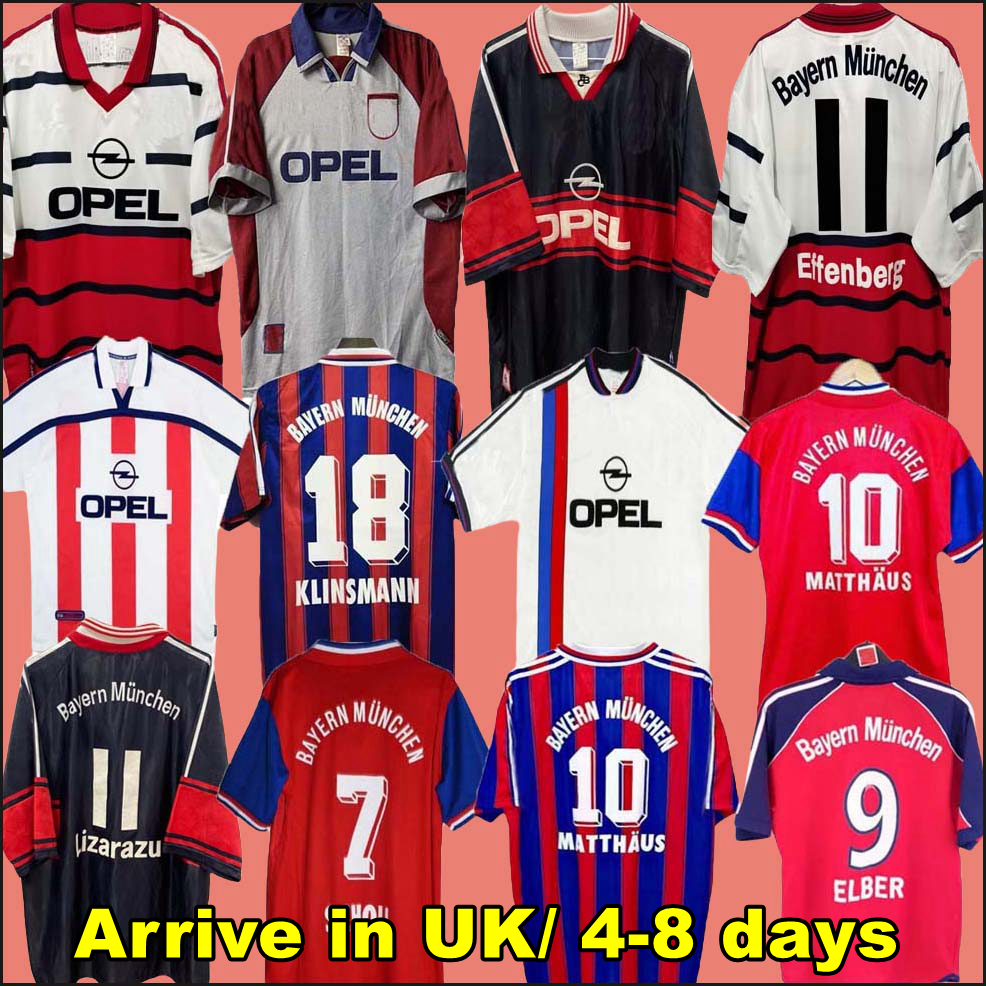 1991 93 94 retro BAYERNS Soccer jerseys Munich Klinsmann 95 96 98 99 Matthaus Classic SANTA CRUZ DAEI PAPIN ELBER 2000 02 05 goalkeeper Long sleeve 2010 11 14 17