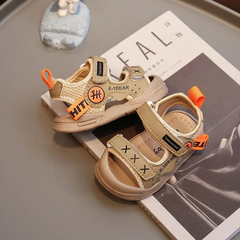 Baby sandals baby walking shoes summer soft functional shoes suitable for boys and girls non slip shoes for 0-3 years old 250424