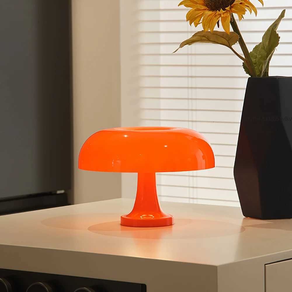 Mushroom table lamp Bauhaus design with 3 lighting modes unlimited dimming hotel restaurant atmosphere lightingM251125