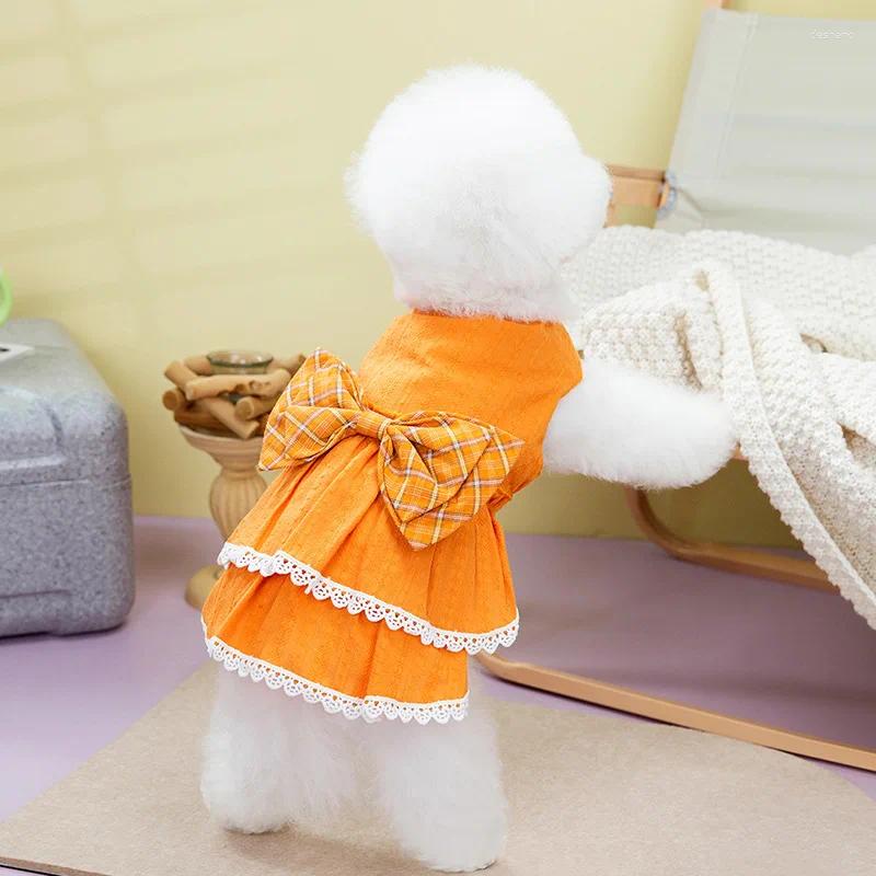 Couple Dog Clothes Shirt Dress Summer Pet Apparel Pomeranian Maltese Poodle Bichon Frise Schnauzer Clothing Puppy Costumes