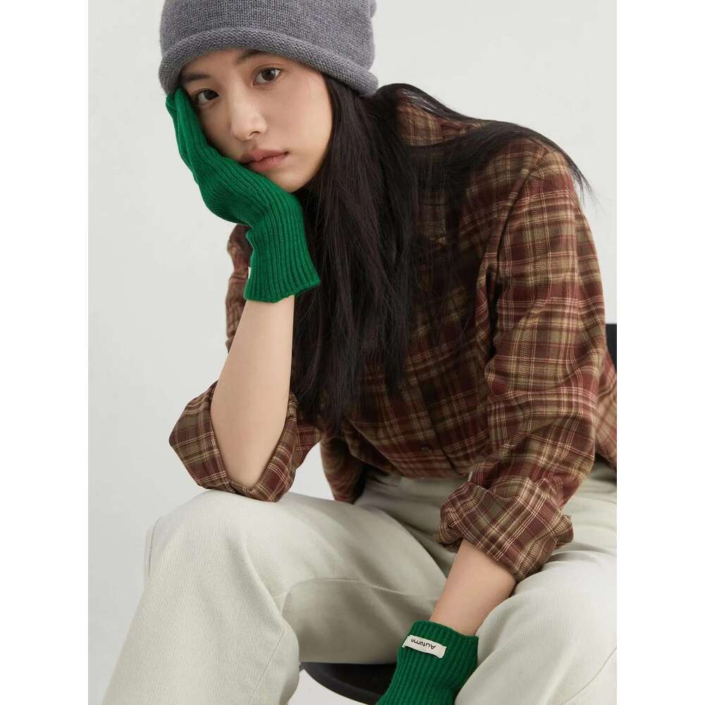 CHIC VEN Retro Women's Shirt Long Sleeve Sanding Single Breasted New Loose Casual Plaid Lapel Female Blouses Spring Autumn 2025