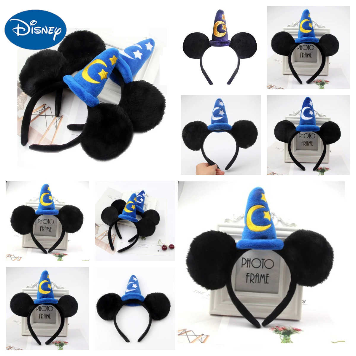 Disney 2015 Mickey Mouse Plush Magic House Disney Headwear Cosplay Decoration Christmas Party Costume Hair Band Adult Children Halloween Part X250425