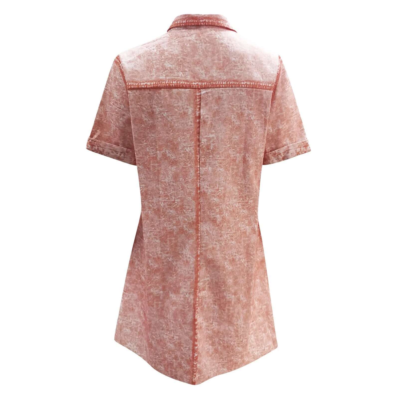 Dongdumaoyi Summer Women S Denim Dress Large Size Cowboy Style Blue V Collar Pockets Casual Fashion Ladies Clothes Female Long Dresses