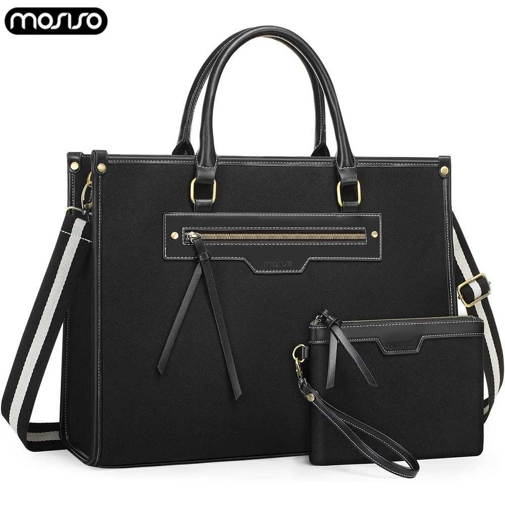 Woman Laptop Bag 156 inch Canvas Tote Bag Work Computer Messenger Shoulder Bag Casual Travel Office College Handbag BriefcaseT251125