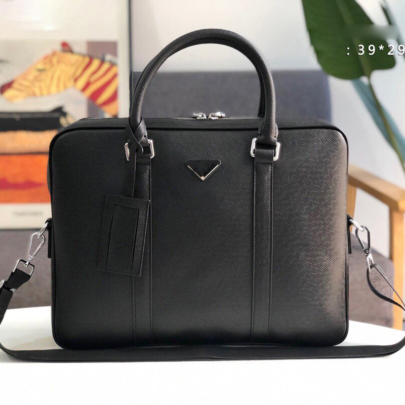 Briefcase Luxury Designers Bags Men Business Package Hots Sale Laptop Computer Bag Leather Handbag Messenger High Capacity Shoulder Handbags CRD2504254F20