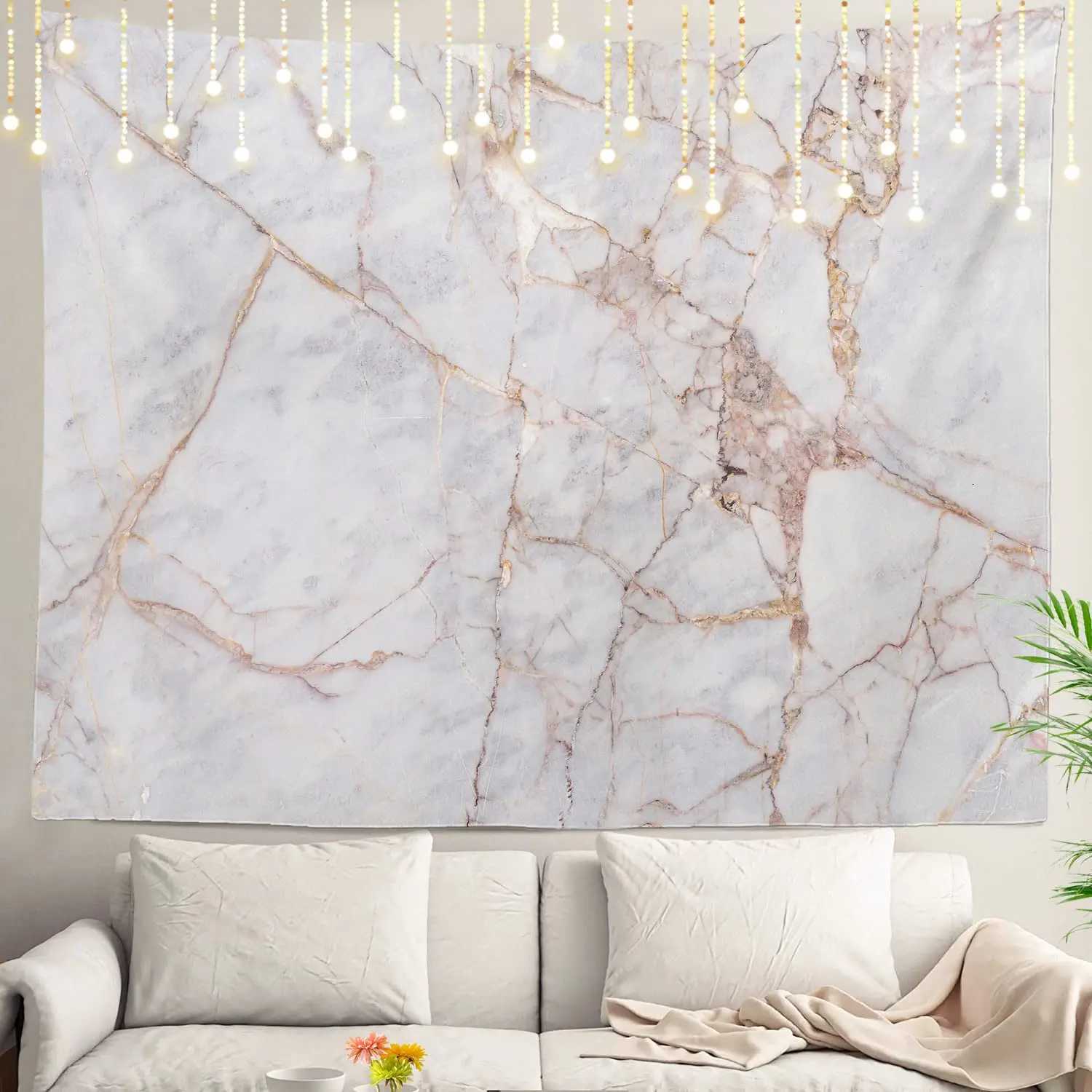 Green Black Marble TapestryNatural Luxury Beautiful Swirls Agate Wall Art Hanging Decoration Dorm Room Bedroom Home Living RoomM251125