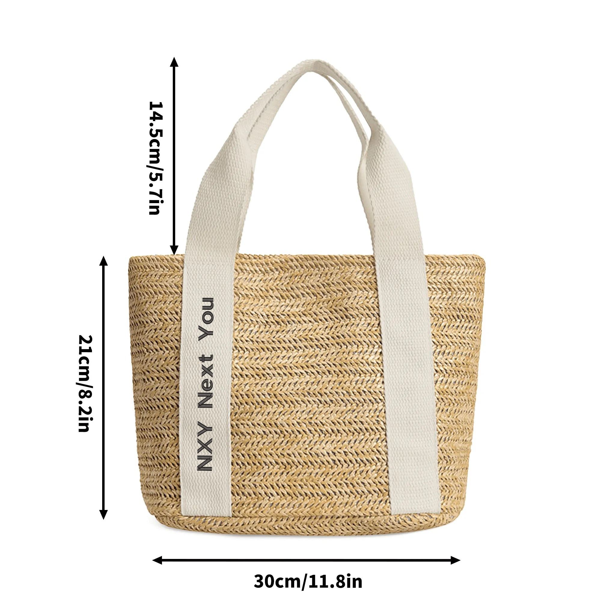 NXY Top quality woven bag designer bag the tote bag Womens Luxury Handbag Large Capacity Shoulder Bag Woman solid color Tote Bag Purses Handbags