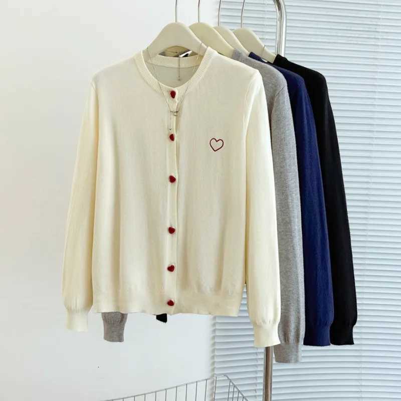 Knitted Sweater Women Cardigans New Long Sleeve O-Neck Black Knit Sweater Cardigan Women Tops Knitwears Sueters De Mujer Q927T251125