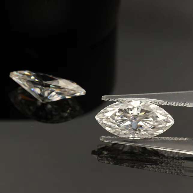 YuyingGems Full Size In-stock Marquise Cut DEF Color VVS Moissanite Loose Diamond Gemstone