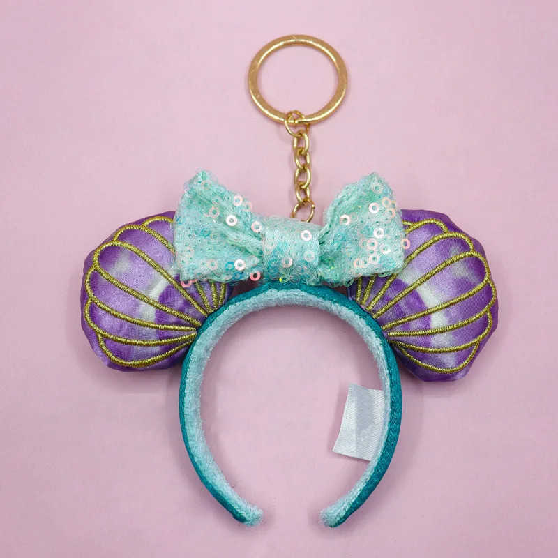 Disney Kawaii Wholesale Labubu Seat Pie Head with Plush Doll Accessories Hair Straps Cute Toy Decoration Gifts Labubu2 Headbands X250425
