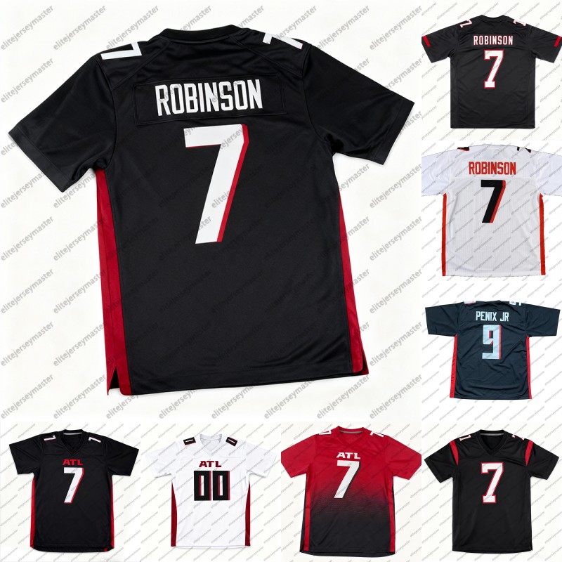 7 Bijan Robinson 9 Michael Penix Jr. 18 Kirk Cousins 5 Drake London Personalized Customized Football Jerseys Custom Any Number Name For Men Women Youth 3333