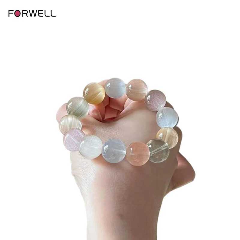 FORWELL Fashion charm Crystal Stretch Beaded Bracelets Elastic Rope Women Temperament Bracelet birthday gift for your girlfriend J251125