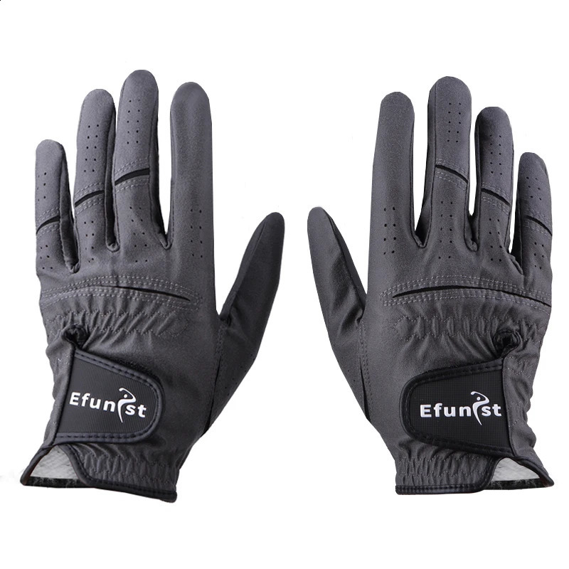 Golf Gloves Mens Glove Left/Right Hand 2 color Soft white Dark Grey Swing Putting Training particles Breathable Namib Gloves 250424