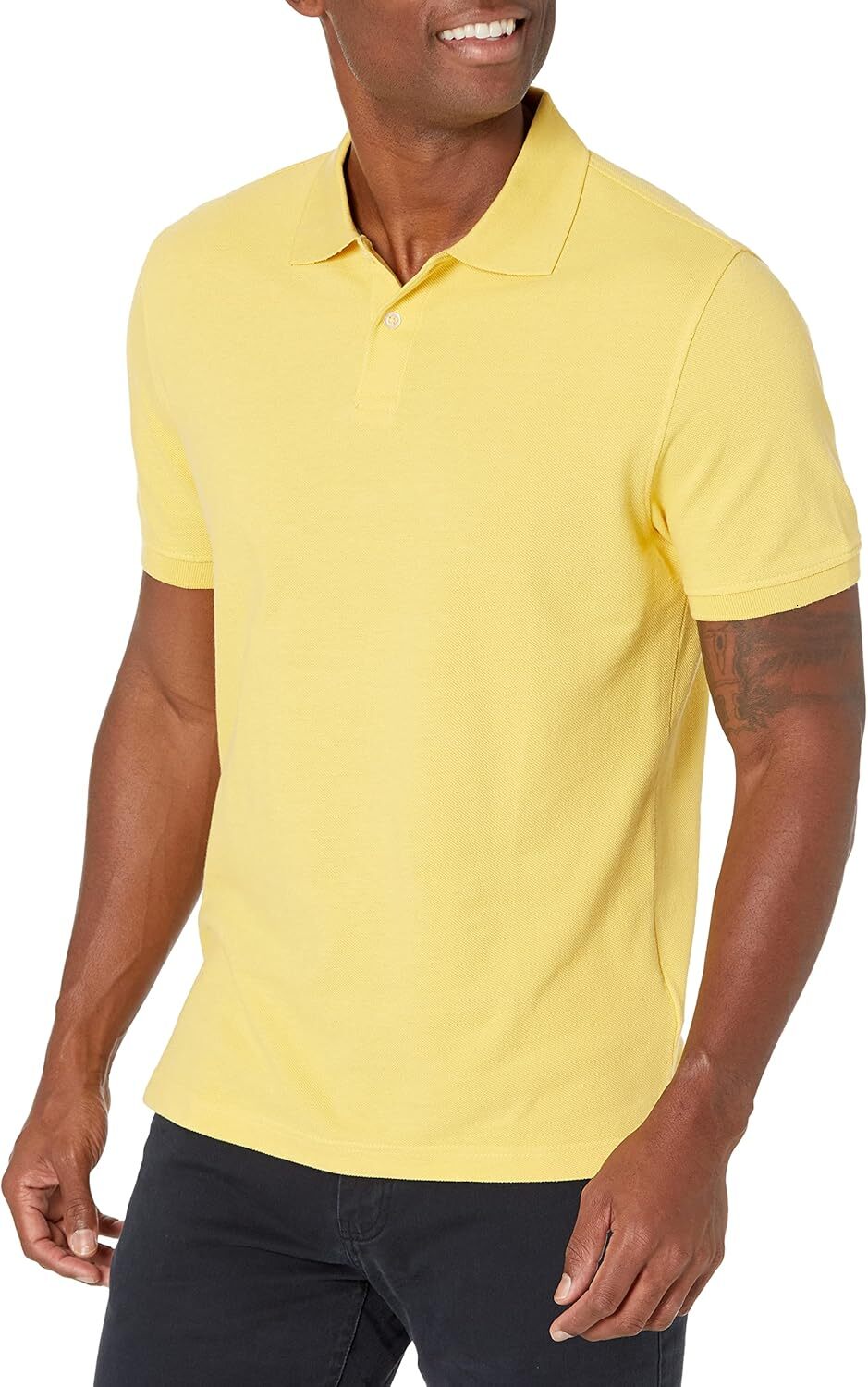 Mens Polo shirt Short Sleeve, Slim-Fit Cotton tshirt Casual tops summer clothes Short sleeve simple fashion