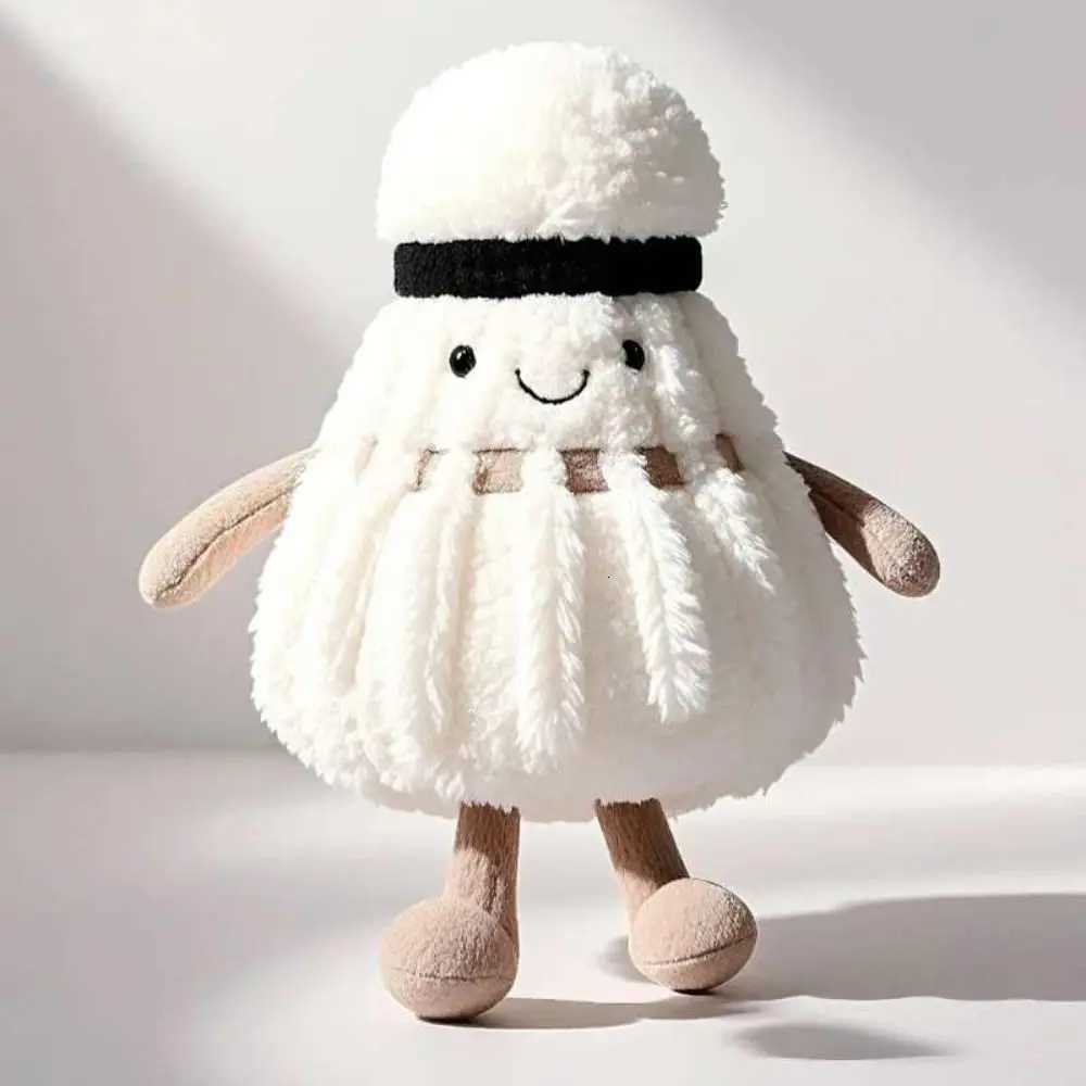 New Creative Badminton Keychain Soft Furry Plush Doll New Fun Toys Bag Decoration Pendant Friends GiftsXJ251125