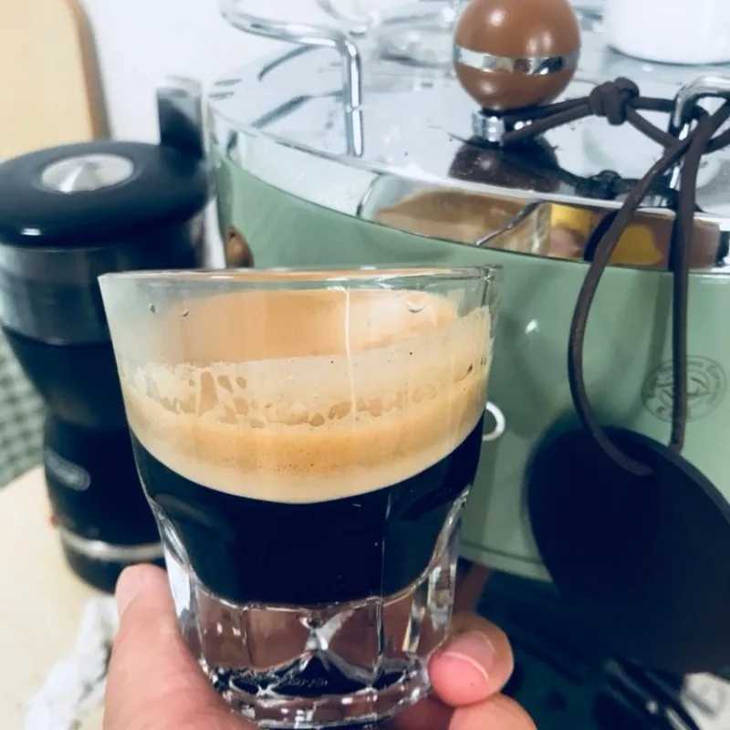 1/2/4/6pcs 4oz Blue Bottle Dedicated Flat White Coffee Glass Iced Latte Cup for Itan Espresso Small Glass Cup for Coffee Y251125